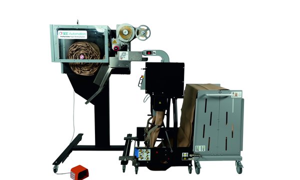 ProPad system with the optional ProPad Coiler for winding heavy-duty paper coils