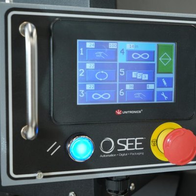 Touch screen control panel of the ProPad system showing the operating modes